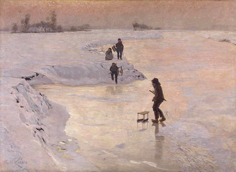 Emile_Claus_-_De_ijsvogels_(1891)